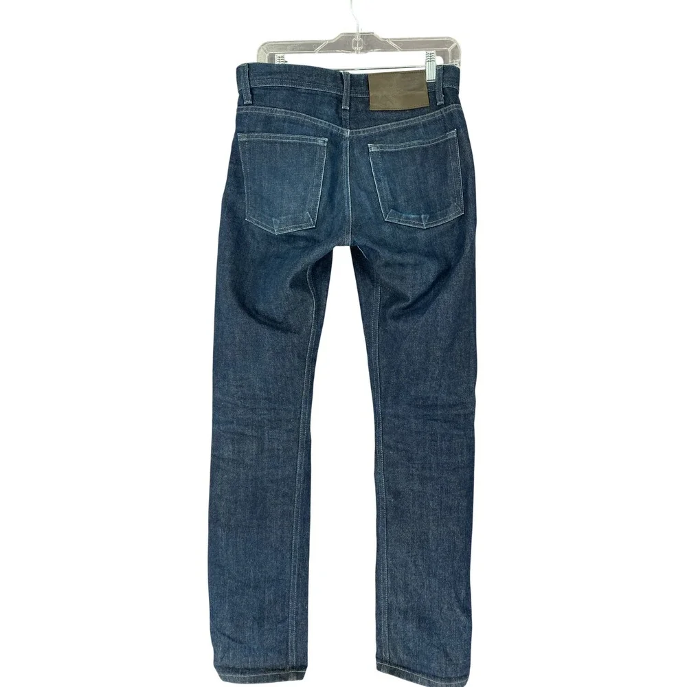 Naked & Famous Weird Guy Indigo Selvedge Blue Jeans Mens Size 29 Japanese Denim